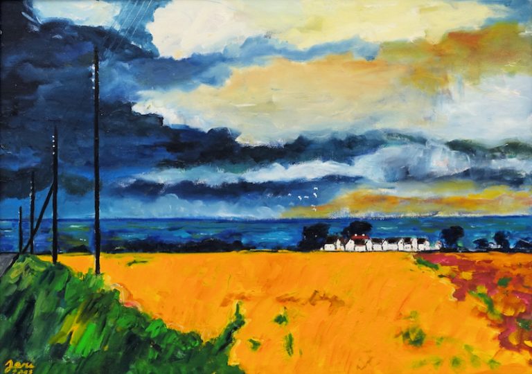 It’s going to rain Bornholm Peter Jaru Maler